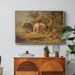 The Midday Meal, 1835 - Floater Framed Canvas Print