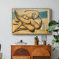 Figures at the Seaside (The Kiss), 1931 - Floater Framed Canvas Print