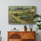 Garden at Arles, 1888 - Floater Framed Canvas Print