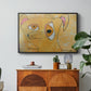 Cubist Dog with Stars (Student Art) - Floater Framed Canvas Print