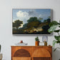 Landscape with Shepherds and Flock of Sheep, c. 1763-1765 - Floater Framed Canvas Print