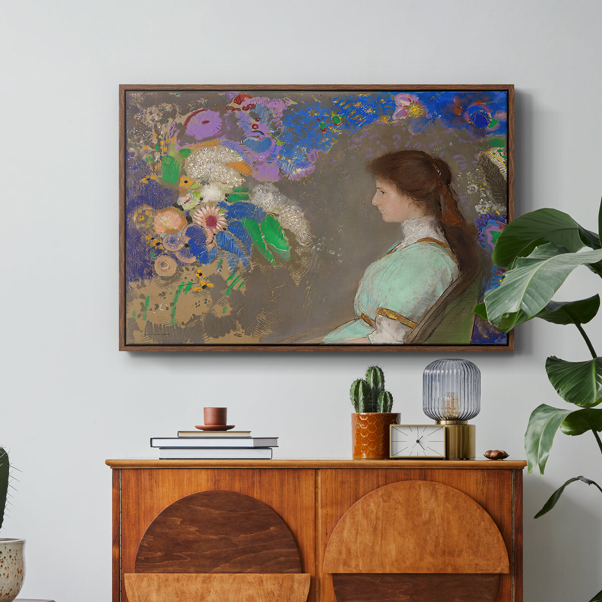 Portrait of Violette Heymann, 1910 - Floater Framed Canvas Print