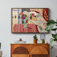 Woman with Anemones (Femme et anémones), c. 1920-1921 - Floater Framed Canvas Print