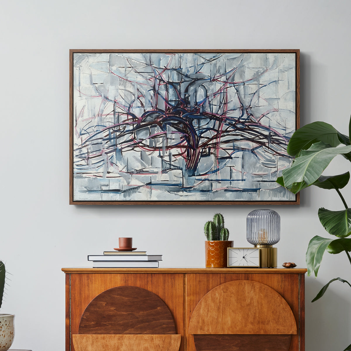 Horizontal Tree, 1912 - Floater Framed Canvas Print