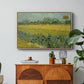 Field with Irises near Arles, 1888 - Floater Framed Canvas Print