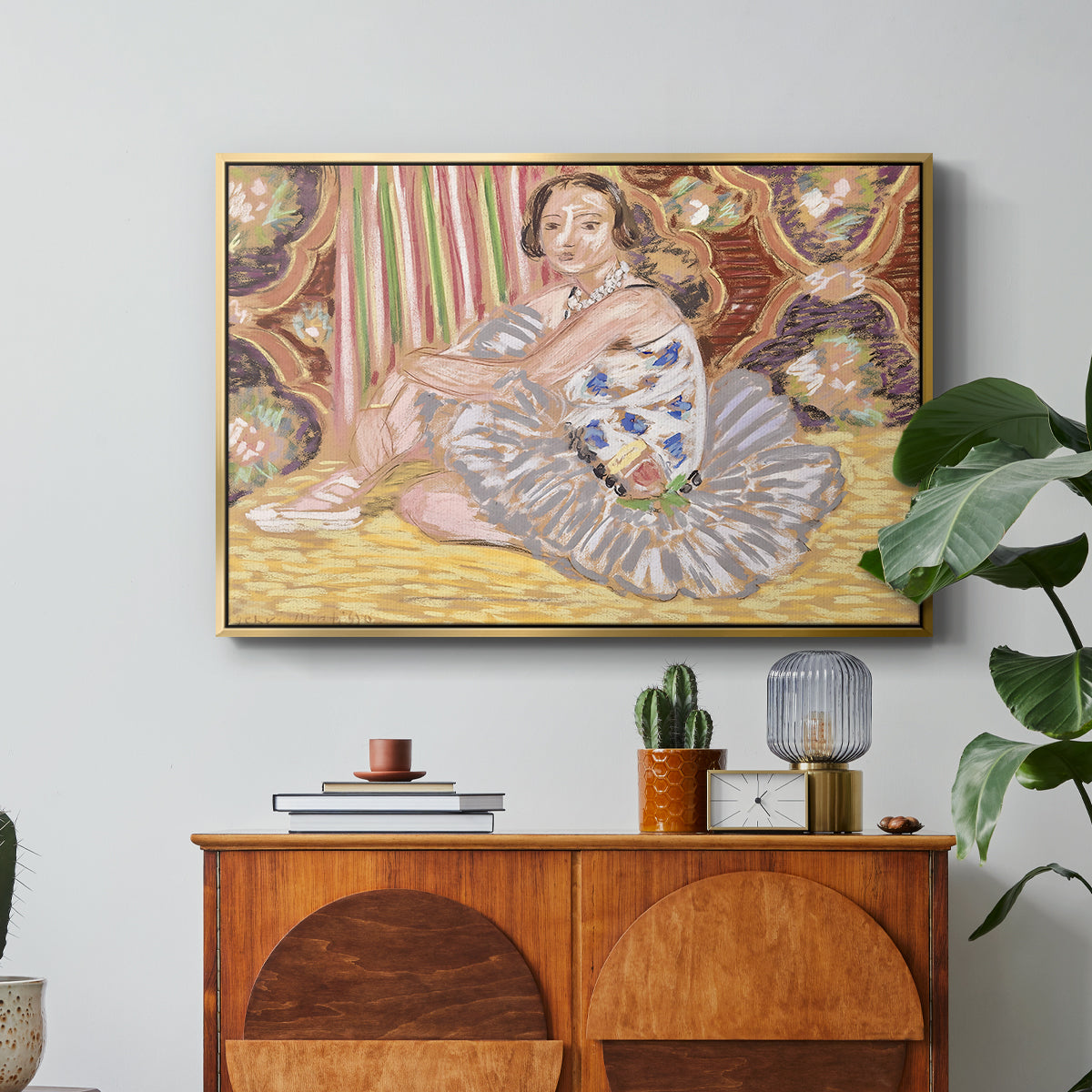 The Dancer (La danseuse), c. 1927 - Floater Framed Canvas Print