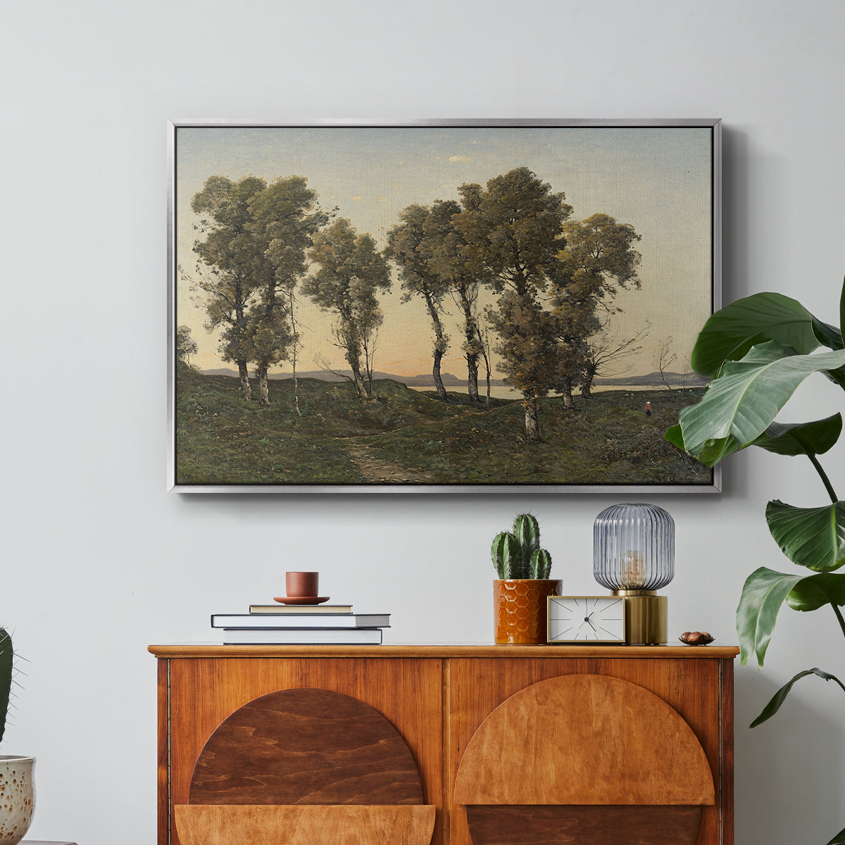 Autumn Evening, 1894 - Floater Framed Canvas Print