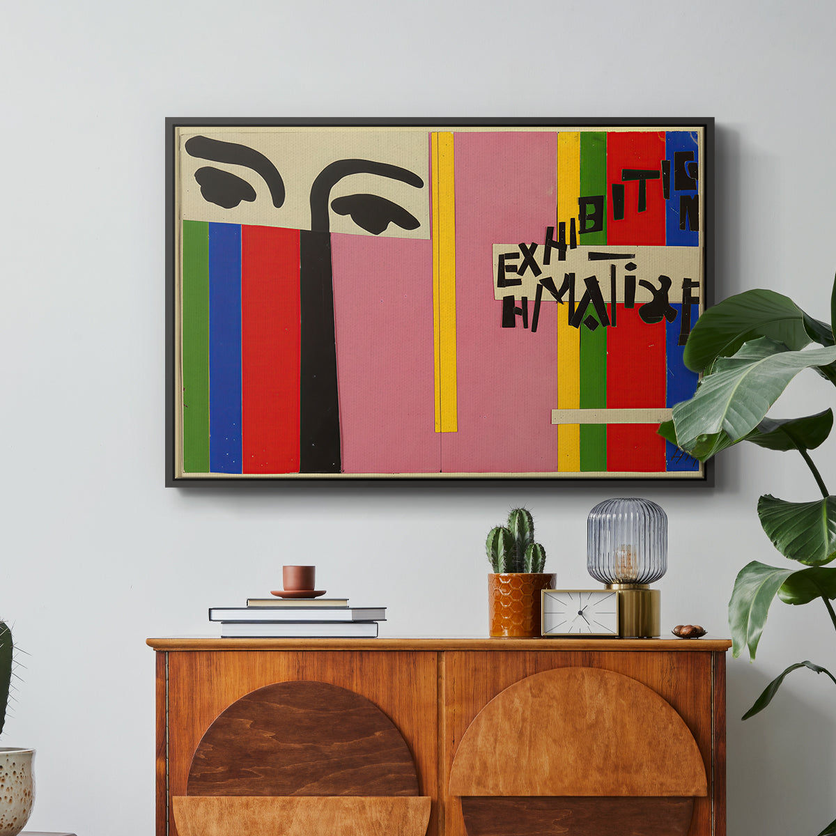 Design for Cover of Exhibition Catalogue, 1951 - Floater Framed Canvas Print