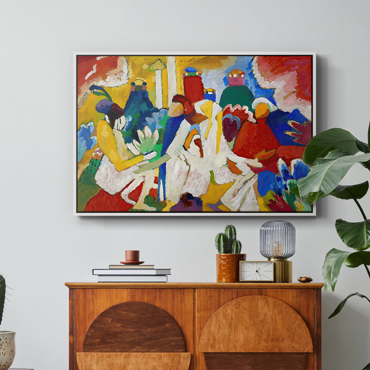 Oriental, 1909 - Floater Framed Canvas Print