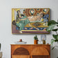 Odalisques Playing Checkers (Odalisques jouant aux dames), 1928 - Floater Framed Canvas Print