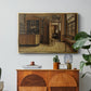 The Old Inn 'Het Loodshuis' in Antwerp, 1877 - Floater Framed Canvas Print