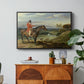 John Levett Hunting at Wychnor, Staffordshire, 1818 - Floater Framed Canvas Print