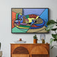 A Dog Named Picasso - Floater Framed Canvas Print