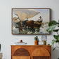 The Return from Fishing: Hauling the Boat, 1894 - Floater Framed Canvas Print