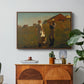 A Temperance Meeting, 1874 - Floater Framed Canvas Print