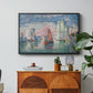 Entrance to the Port of La Rochelle, 1921 - Floater Framed Canvas Print