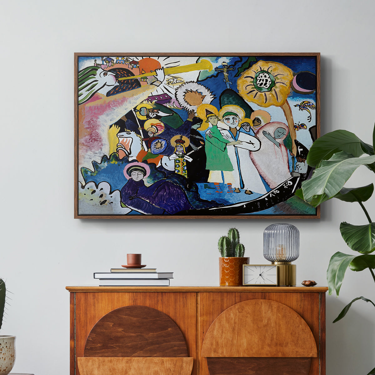 All Saints Day I, 1911 - Floater Framed Canvas Print