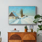 Shoveling Snow on a Beautiful Winter Day, c. 1898 - Floater Framed Canvas Print