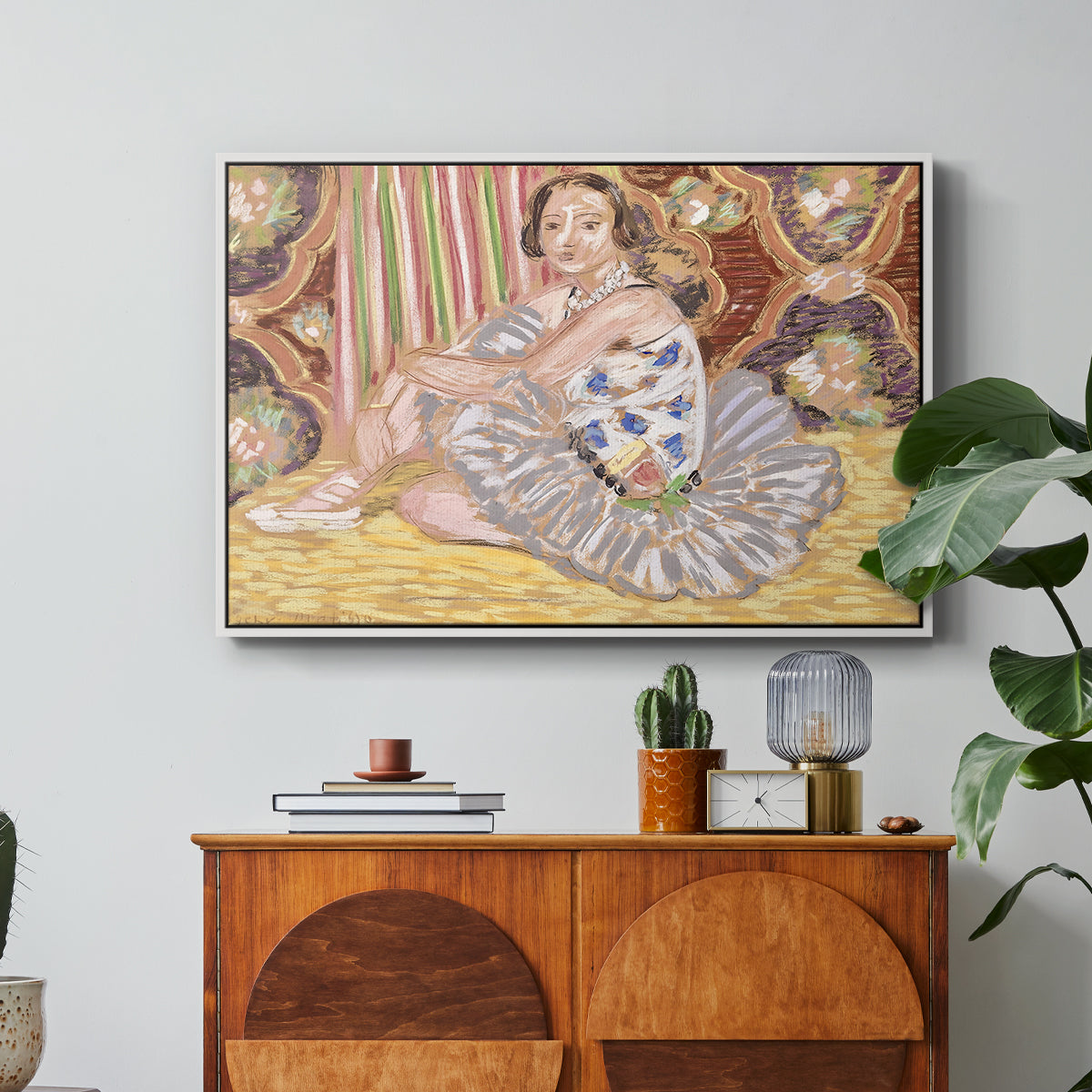 The Dancer (La danseuse), c. 1927 - Floater Framed Canvas Print
