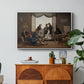A Group of Danish Artists in Rome, 1837 - Floater Framed Canvas Print