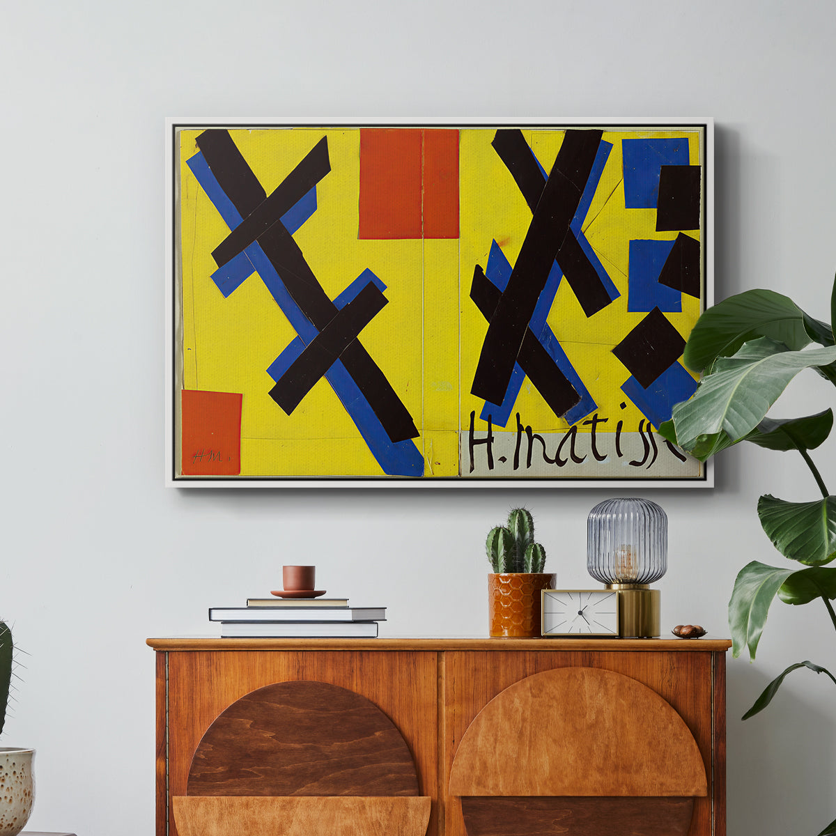 Cover Design for Matisse: His Art and His Public, 1951 - Floater Framed Canvas Print
