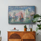 Entrance to the Port of La Rochelle, 1921 - Floater Framed Canvas Print