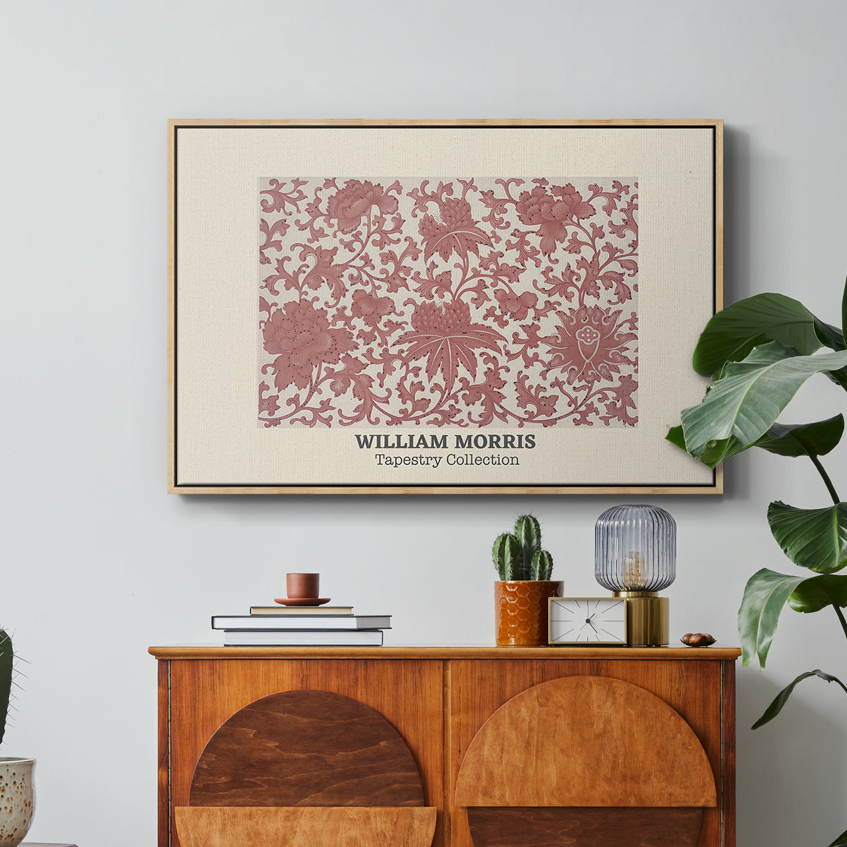 Examples of Chinese Ornament, Pl. XCIII (Morris Inspired), 1867 - Floater Framed Canvas Print