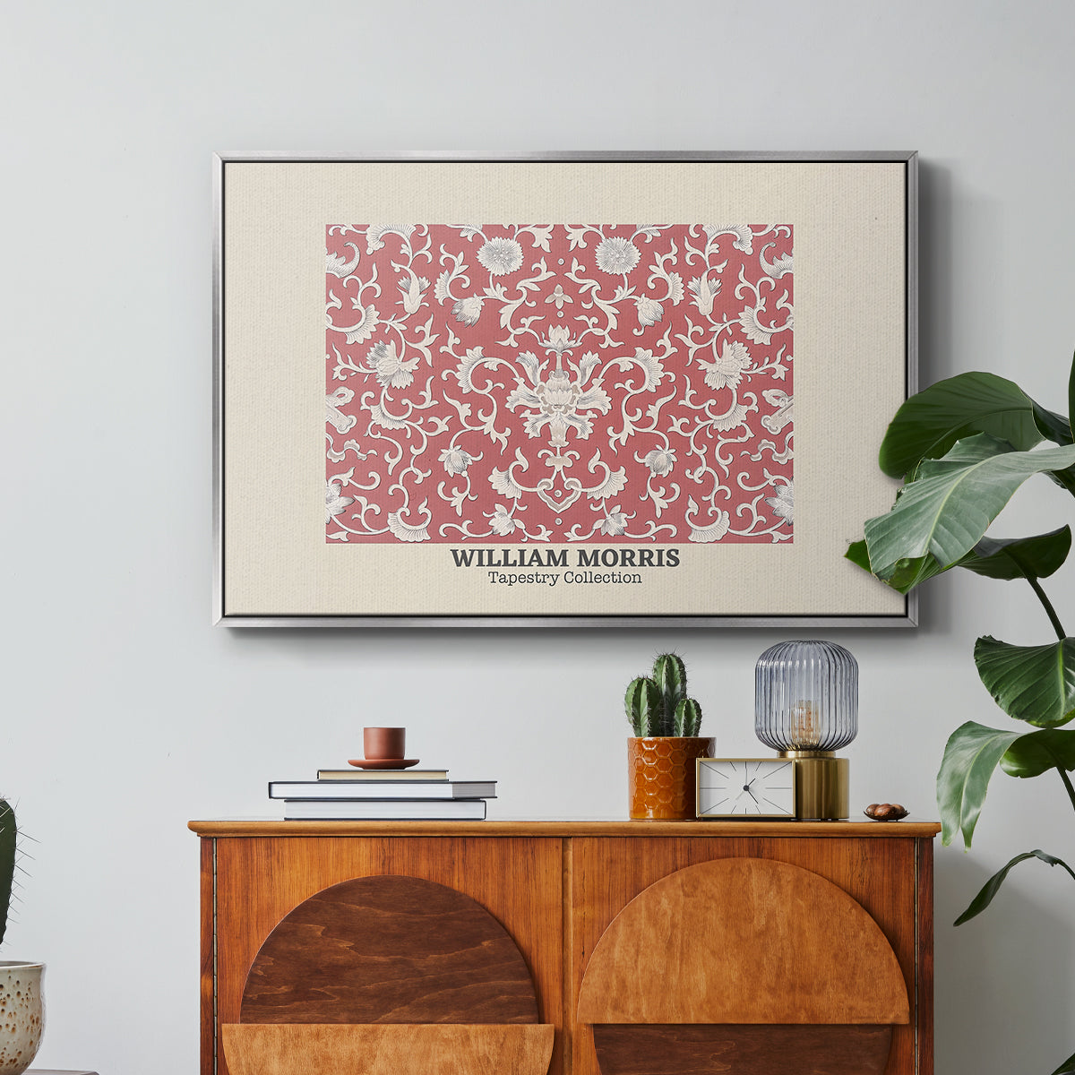 Examples of Chinese Ornament, Pl. XCV (Morris Inspired), 1867 - Floater Framed Canvas Print