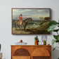 John Levett Hunting at Wychnor, Staffordshire, 1818 - Floater Framed Canvas Print