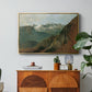 The Dachstein from the Plassen near Hallstatt, 1827 - Floater Framed Canvas Print