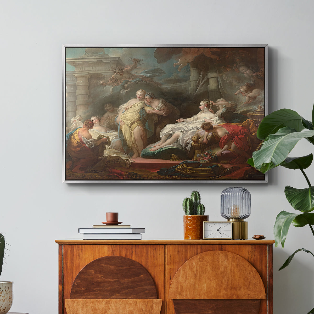 Psyche Showing Her Sisters Her Gifts from Cupid, 1753 - Floater Framed Canvas Print