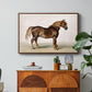 A Cart-Horse - Floater Framed Canvas Print