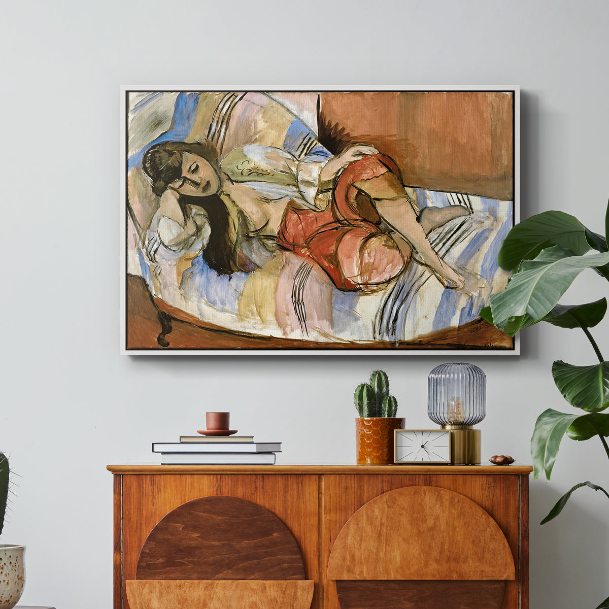 Odalisque, 1923 - Floater Framed Canvas Print