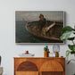 Fishermen from Rügen, 1882 - Floater Framed Canvas Print