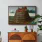 The Tower of Babel, c. 1568 - Floater Framed Canvas Print