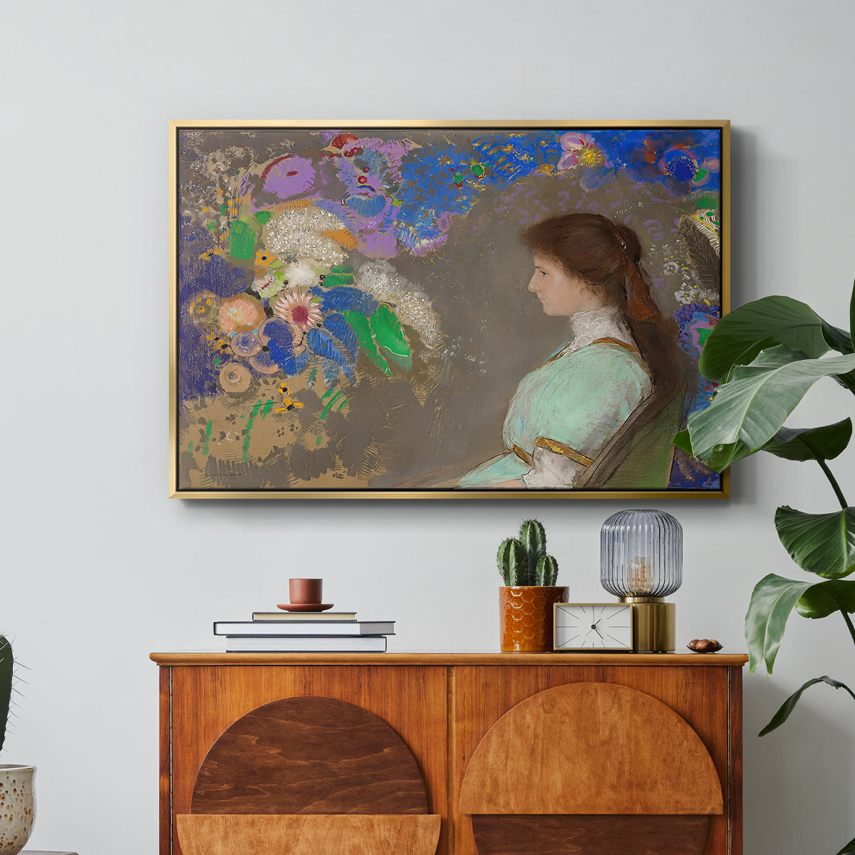 Portrait of Violette Heymann, 1910 - Floater Framed Canvas Print