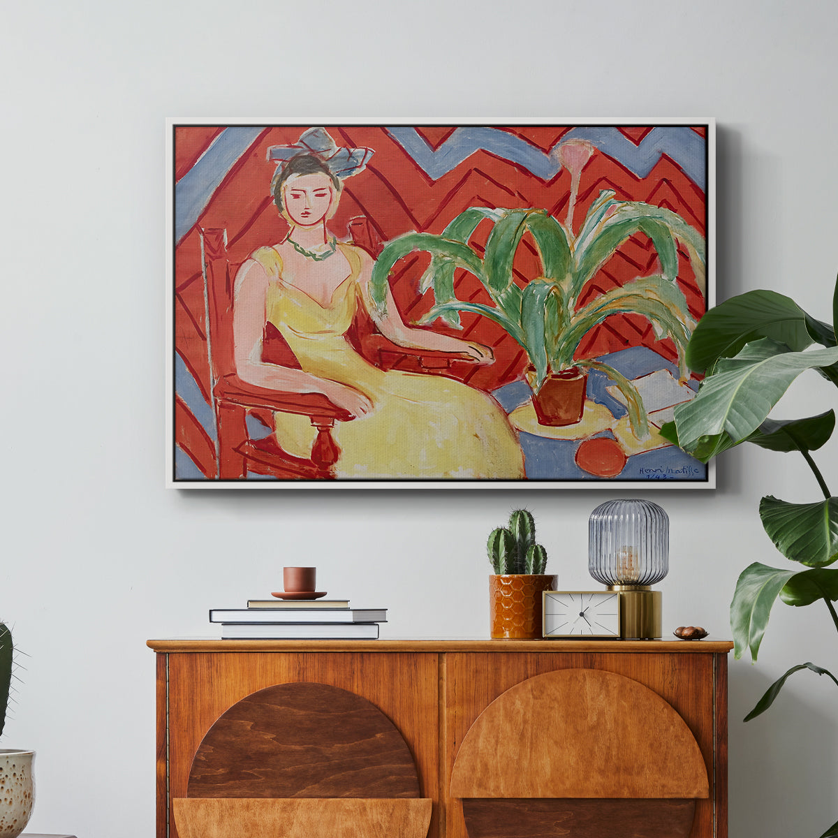Michaella, 1943 - Floater Framed Canvas Print