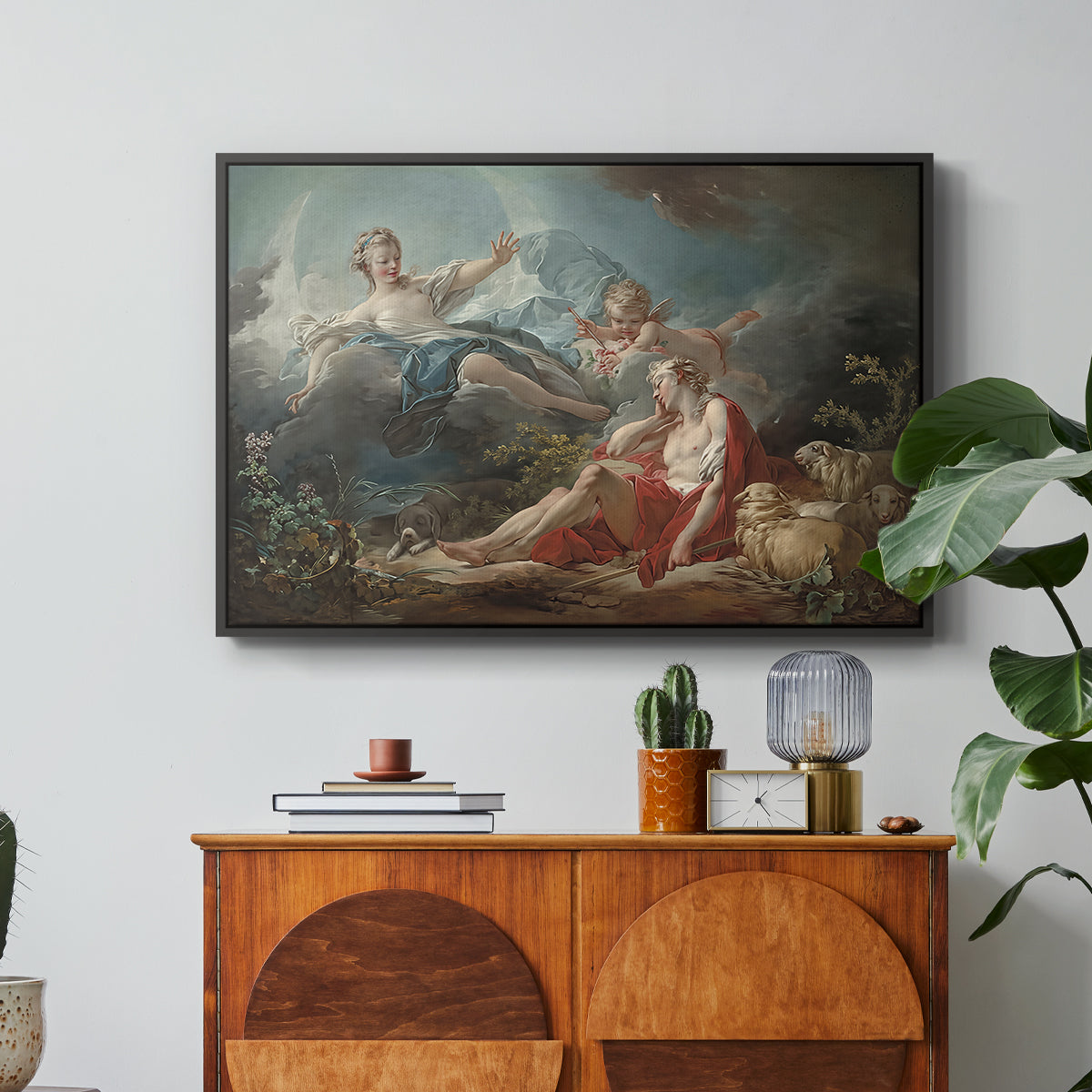 Diana and Endymion, c. 1753-1756 - Floater Framed Canvas Print