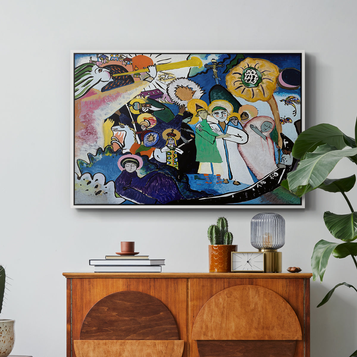 All Saints Day I, 1911 - Floater Framed Canvas Print