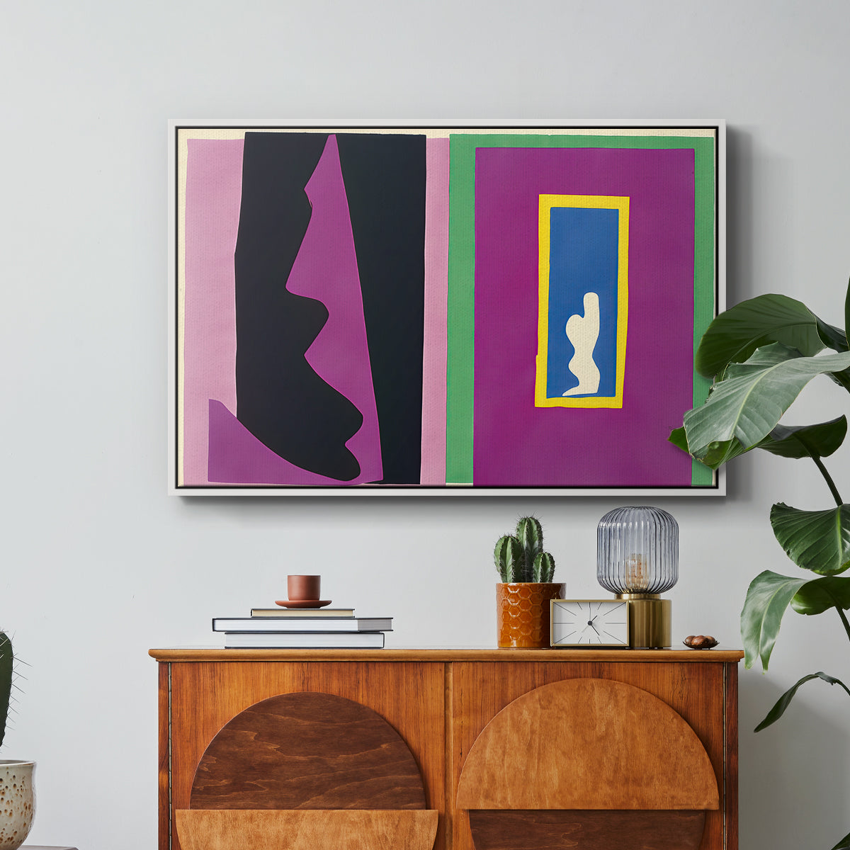 Destiny (Le destin), from Jazz, 1947 - Floater Framed Canvas Print
