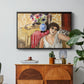 Woman Seated in an Armchair, c. 1920 - Floater Framed Canvas Print