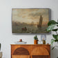 View from the Oslofjord, 1866 - Floater Framed Canvas Print
