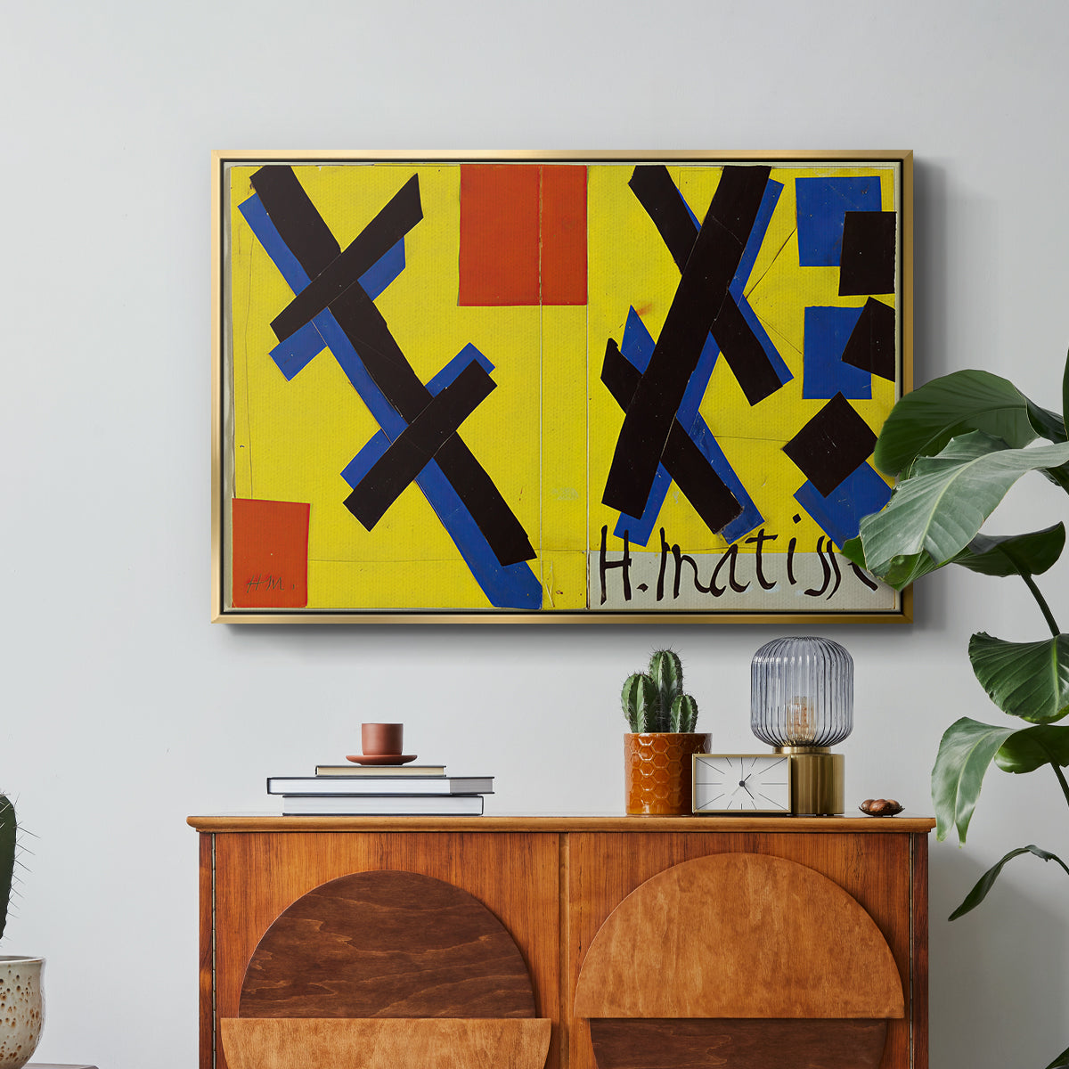 Cover Design for Matisse: His Art and His Public, 1951 - Floater Framed Canvas Print