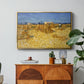 Wheat Field with Sheaves (Harvest in Provence), 1888 - Floater Framed Canvas Print
