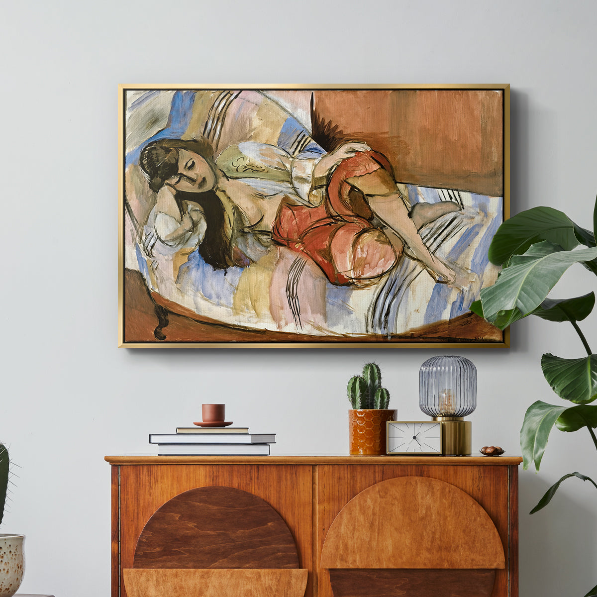 Odalisque, 1923 - Floater Framed Canvas Print