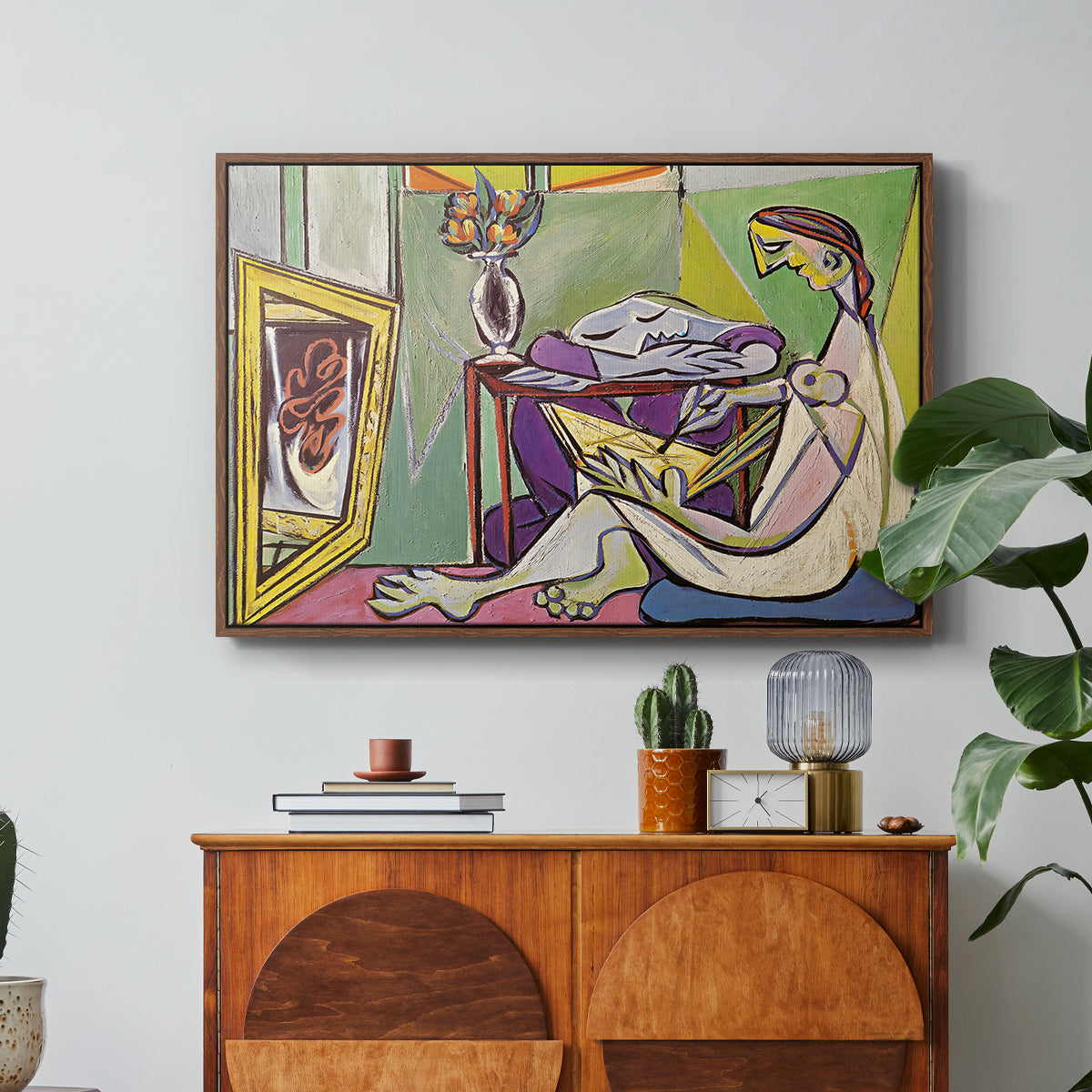 The Muse, 1935 - Floater Framed Canvas Print