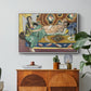 Odalisques Playing Checkers (Odalisques jouant aux dames), 1928 - Floater Framed Canvas Print