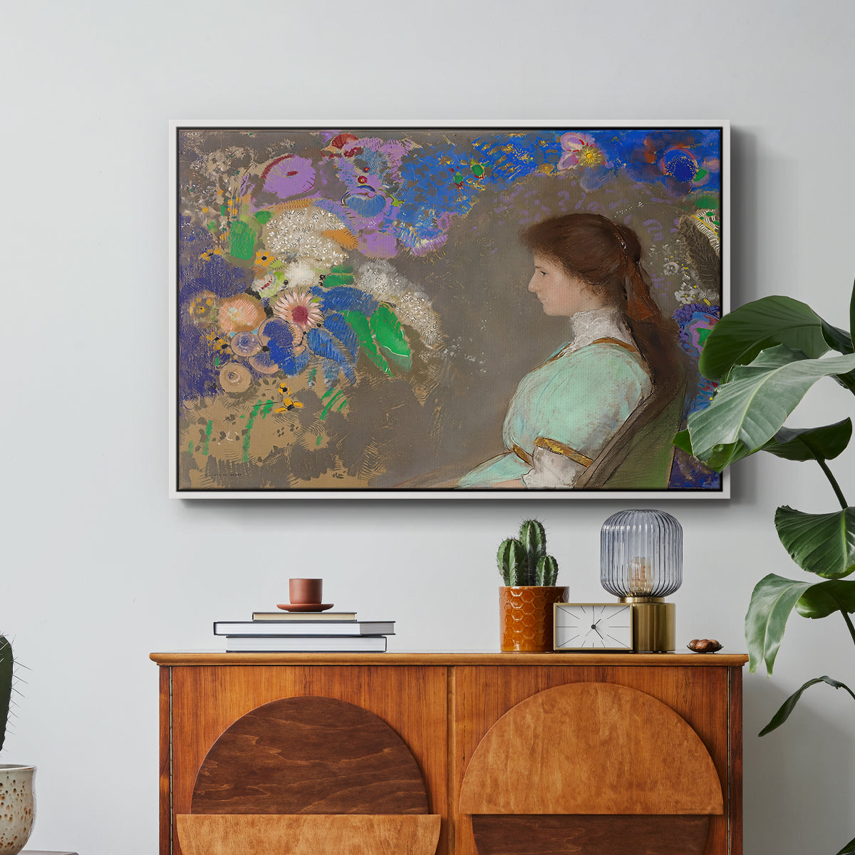 Portrait of Violette Heymann, 1910 - Floater Framed Canvas Print