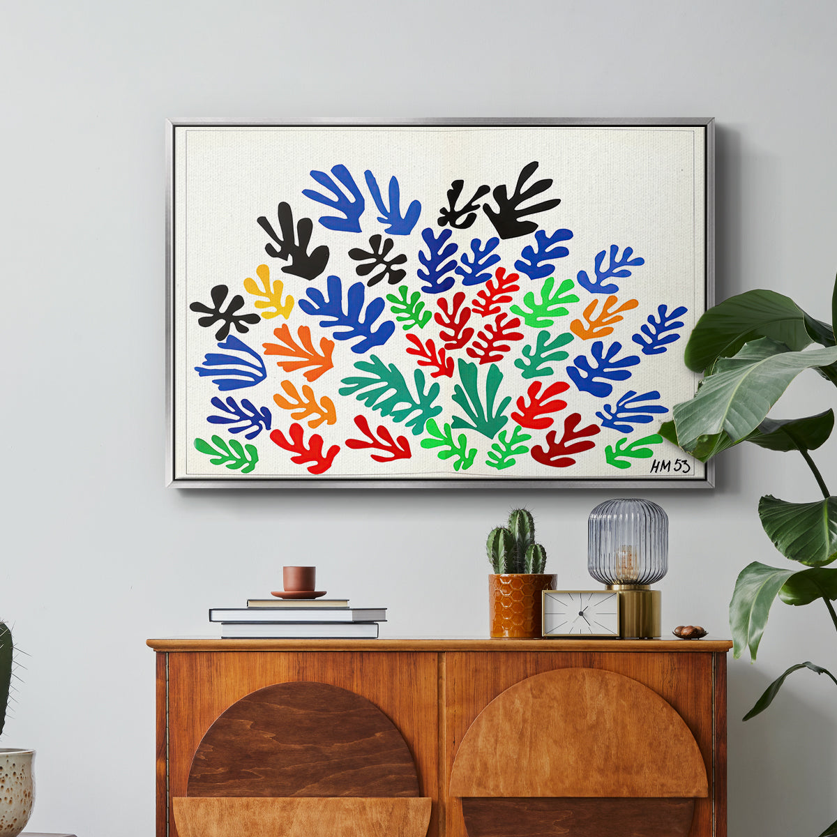 The Sheaf (La gerbe), 1953 - Floater Framed Canvas Print