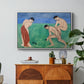 Game of Bowls, 1908 - Floater Framed Canvas Print